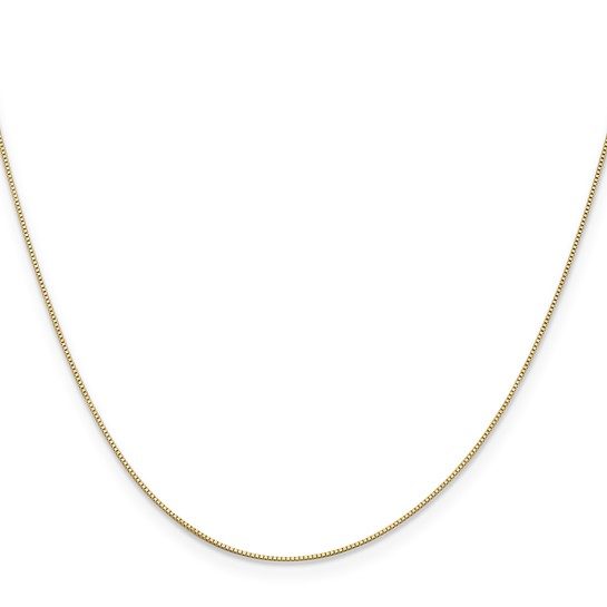 Leslie's 14K 0.5mm Baby Box Chain Necklaces - Image 5