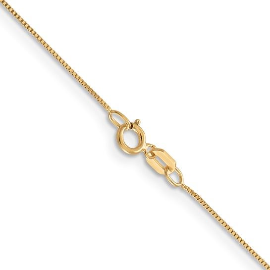 Leslie's 14K 0.5mm Baby Box Chain Necklaces - Image 3