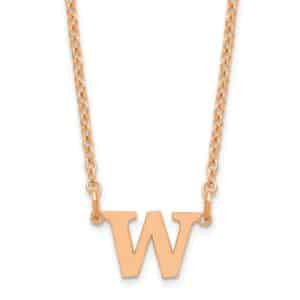 1-8 Satin Initials Necklace