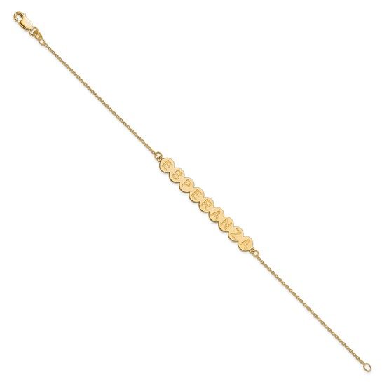 Letter Bubble Bracelet - Image 4