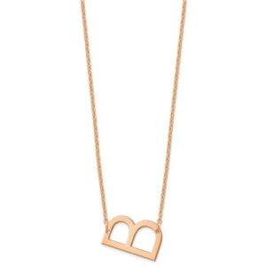 Polished Small Letter A to Z Necklace
