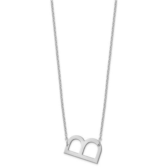 Polished Small Letter A to Z Necklace - Image 10