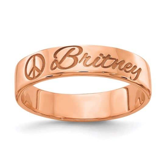 14k Yellow Gold and White Gold Customized Ring - Image 9