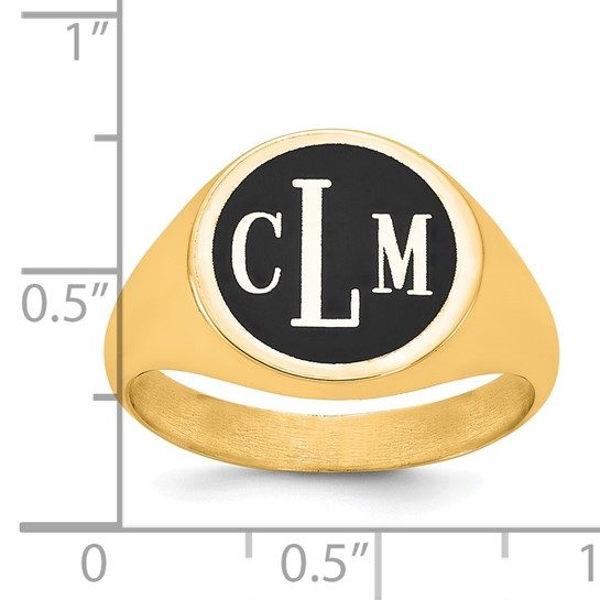 Epoxy Monogram Ring - Image 9