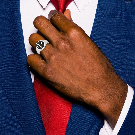 Epoxy Monogram Ring - Image 3