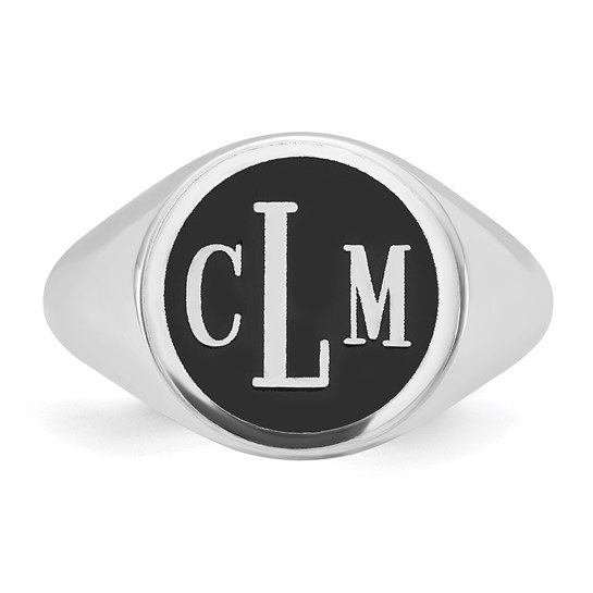 Epoxy Monogram Ring - Image 5