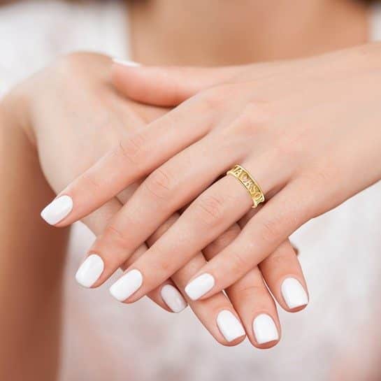 Cut-out Name Ring - Image 6