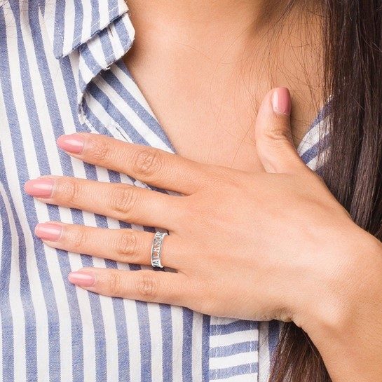 Cut-out Name Ring - Image 3
