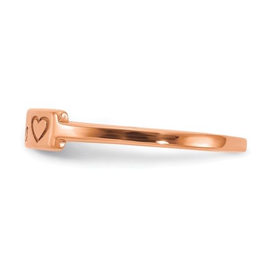 Heart and Name Bar Ring - Image 10