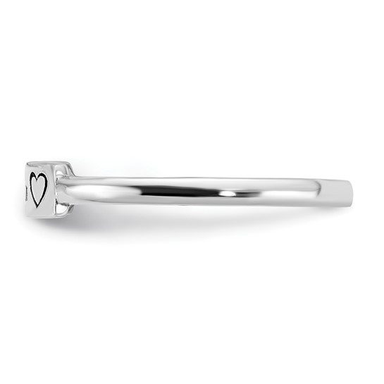 Heart and Name Bar Ring - Image 6