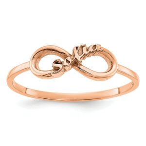 Personalized Infinity Ring