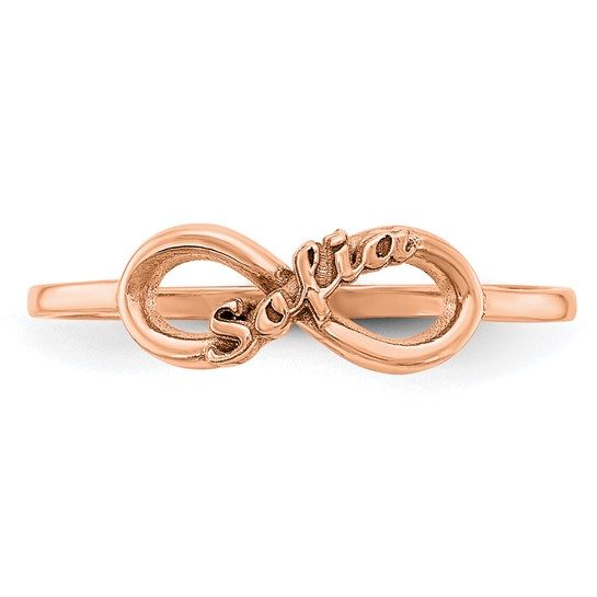 Personalized Infinity Ring - Image 8