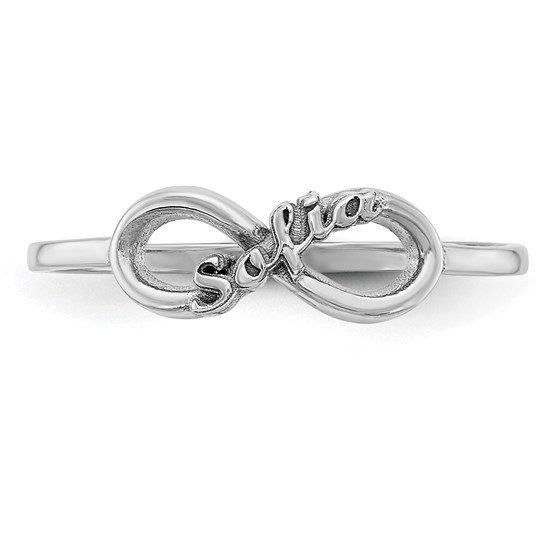 Personalized Infinity Ring - Image 4