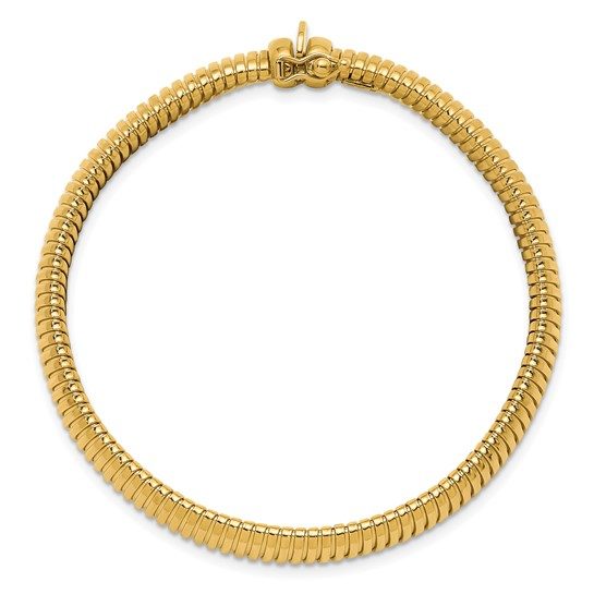 Herco 14K Polished 8.4mm Omega 7.25 inch Bracelet - Image 2