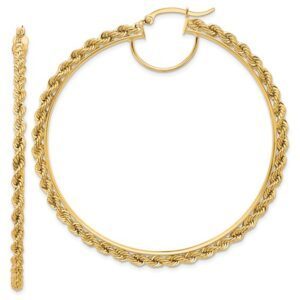 14k 3.90mm D/C French Link Chain