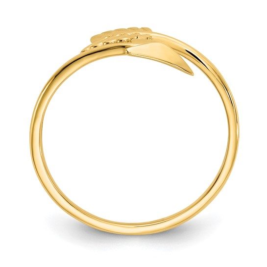 14K Polished Arrow Ring - Image 5