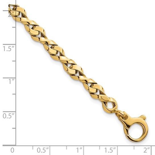 14k 1.9mm Semi-Solid Figaro Chain - Image 3