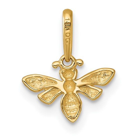 14k Polished Bee Pendant - Image 3